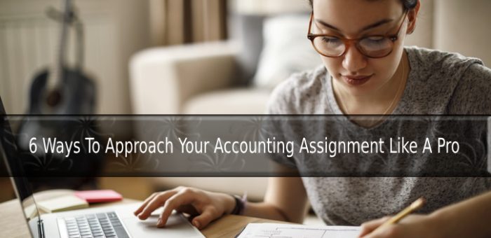 6 Ways To Approach Your Accounting Assignment