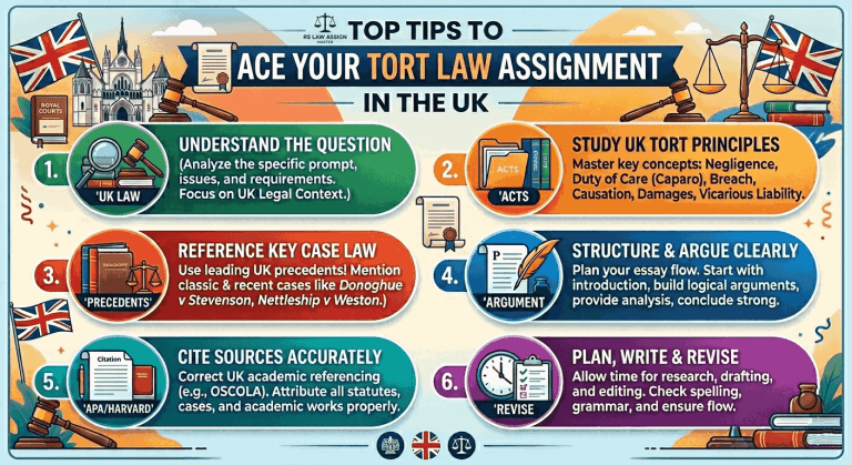 Top Tips to Ace Your Tort Law Assignment in the UK